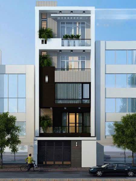 Nhà cho thuê 5 tầng đường Thanh Bình, Mỗ Lao, Hà Đông - Thiết kế hiện đại, thang máy