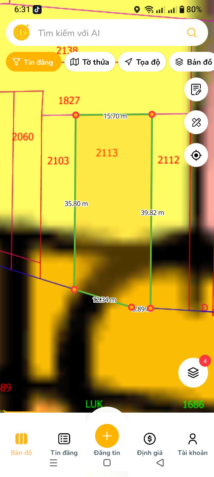 Đất nền mặt tiền Quốc lộ 53, 577m² giá 98.019 tỷ - Cơ hội đầu tư vàng!