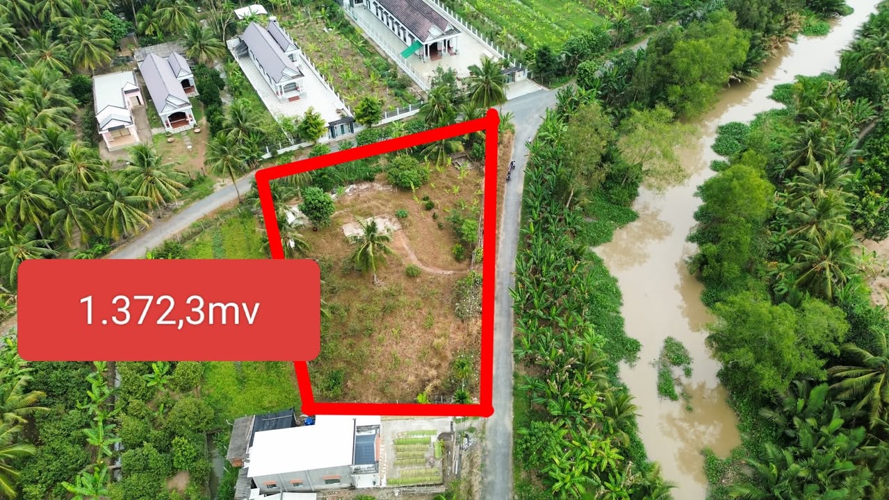 Đất nền mặt tiền nhựa 1372m² giá 1.55 tỷ - Tiềm năng kinh doanh lớn!