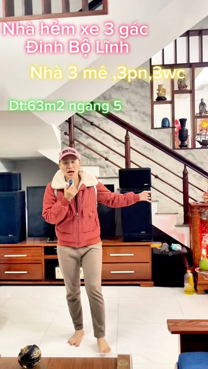 Nhà hẻm cạn Đinh Bộ Lĩnh, Quy Nhơn 63m² giá 3.3 tỷ - Gần biển chỉ 100m!