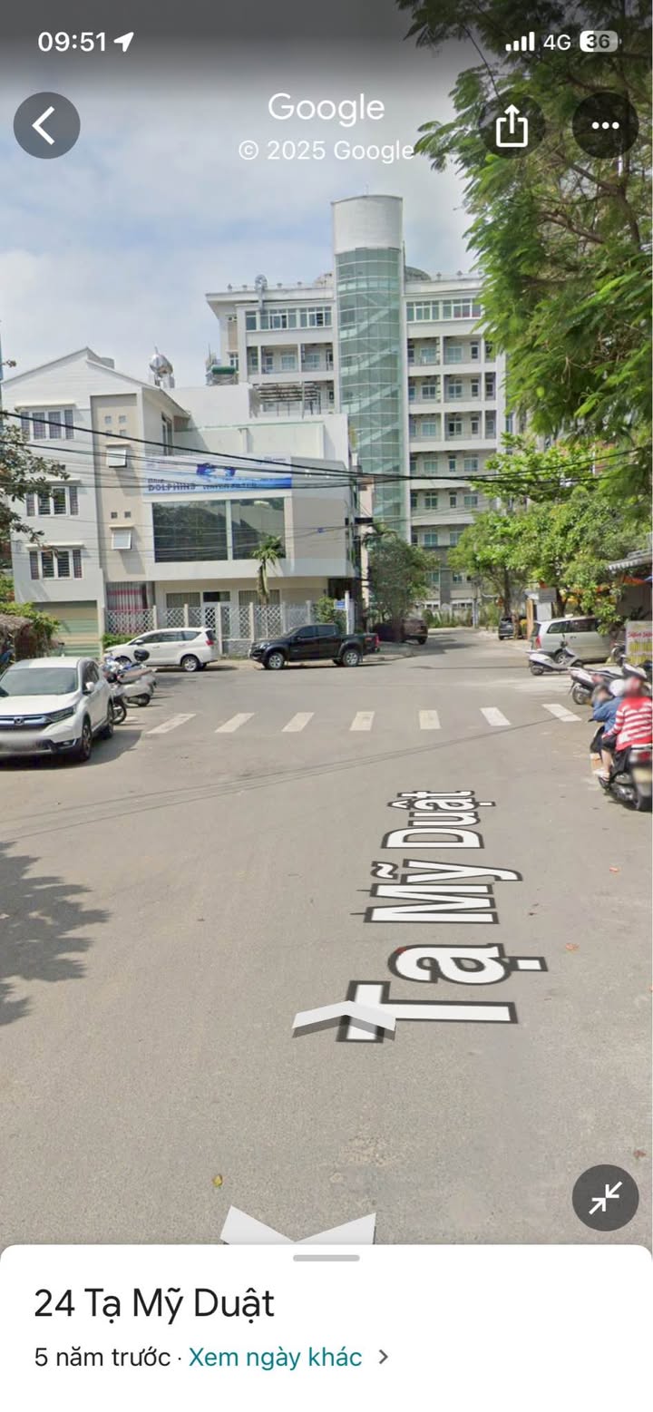 Đất Mặt Tiền Đường Tạ Mỹ Duật, Sơn Trà 66m² giá 8.5 tỷ - Cơ hội đầu tư sinh lời!