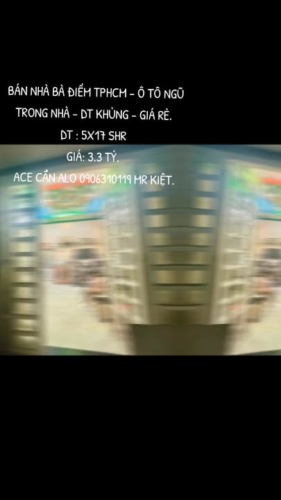 Nhà Bà Điểm Hóc Môn 85m² giá 3.3 tỷ - Ô tô vào tận nhà, an ninh tốt!