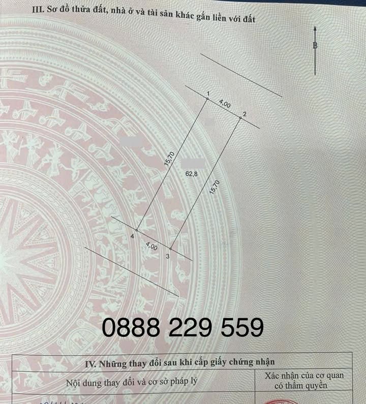 Đất thổ cư xã Yên Mỹ, Thanh Trì 62.8m² - Sổ đỏ chính chủ, giá tốt!