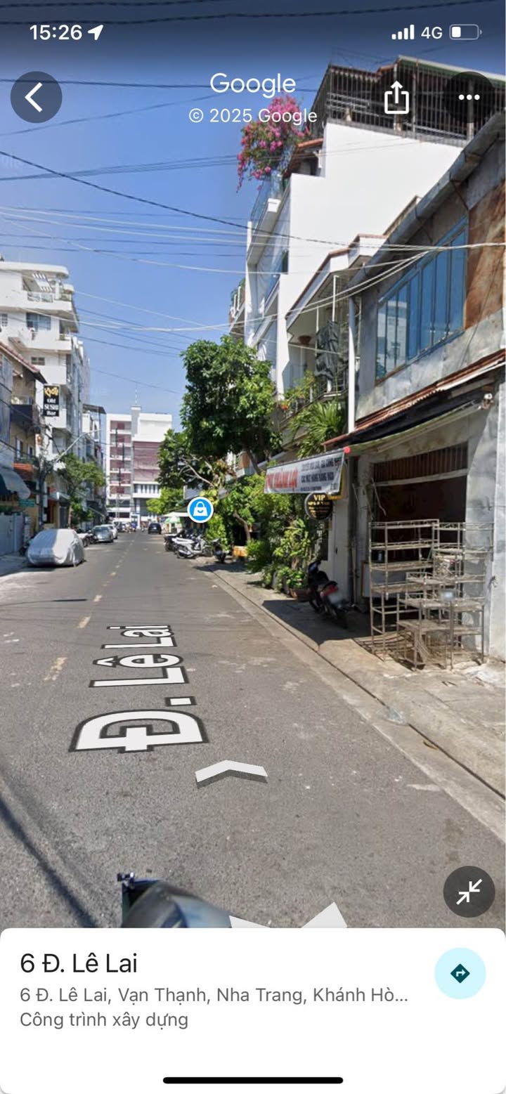 Bán đất tặng nhà 2 tầng Đường Lê Lai Nha Trang 63m² giá 8.5 tỷ - Vị trí đắc địa cho kinh doanh!