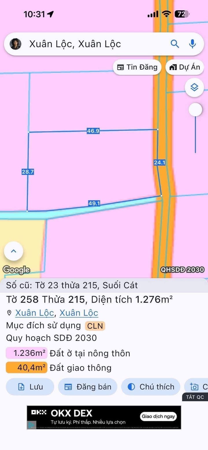 Đất nền đầu tư gần ngã ba Suối Cát, Xuân Lộc, Đồng Nai - Sổ hồng chính chủ!