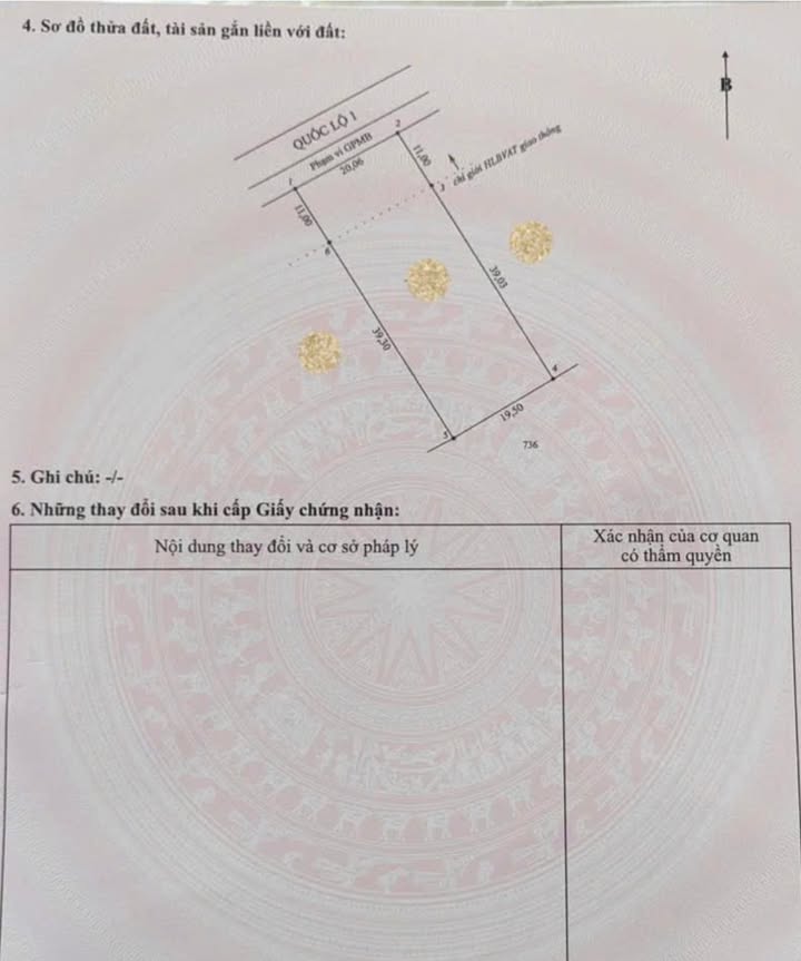 Đất nền mặt tiền Quốc lộ 1A, Đại Tâm, Mỹ Xuyên 1000m² giá 1.6 tỷ - Cơ hội đầu tư hấp dẫn!