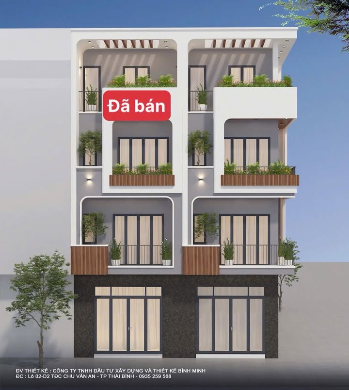 Nhà 4 tầng tại Trần Lãm, Thái Bình - 40m² giá từ 2-3 tỷ - Đầu tư sinh lời ngay!