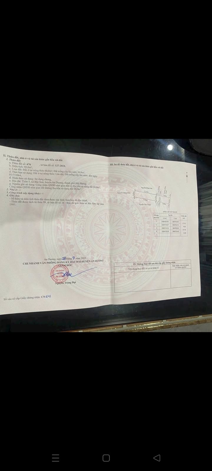 FrontHouse mặt đường Bắc Sơn, An Dương 80m² giá 2.5 tỷ - Kinh doanh sầm uất!