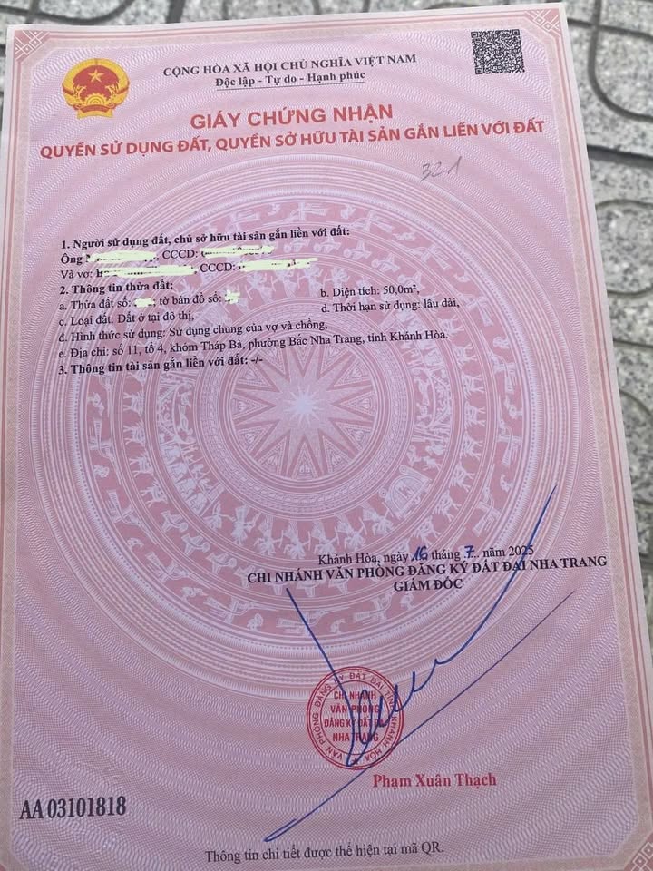 Đất hẻm đường Ngô Đến, Vĩnh Phước, Nha Trang 51.3m² giá 1.87 tỷ - Vị trí an cư lý tưởng!