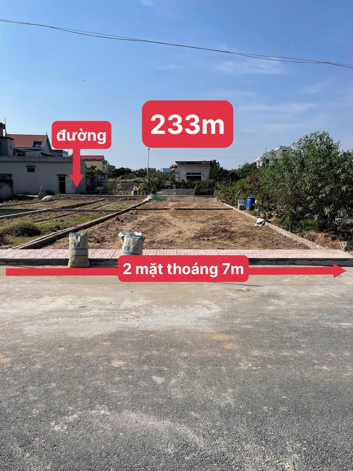 Đất nền Giao Yến, Giao Thủy 233m² giá 2.675 tỷ - Cơ hội đầu tư sinh lời!