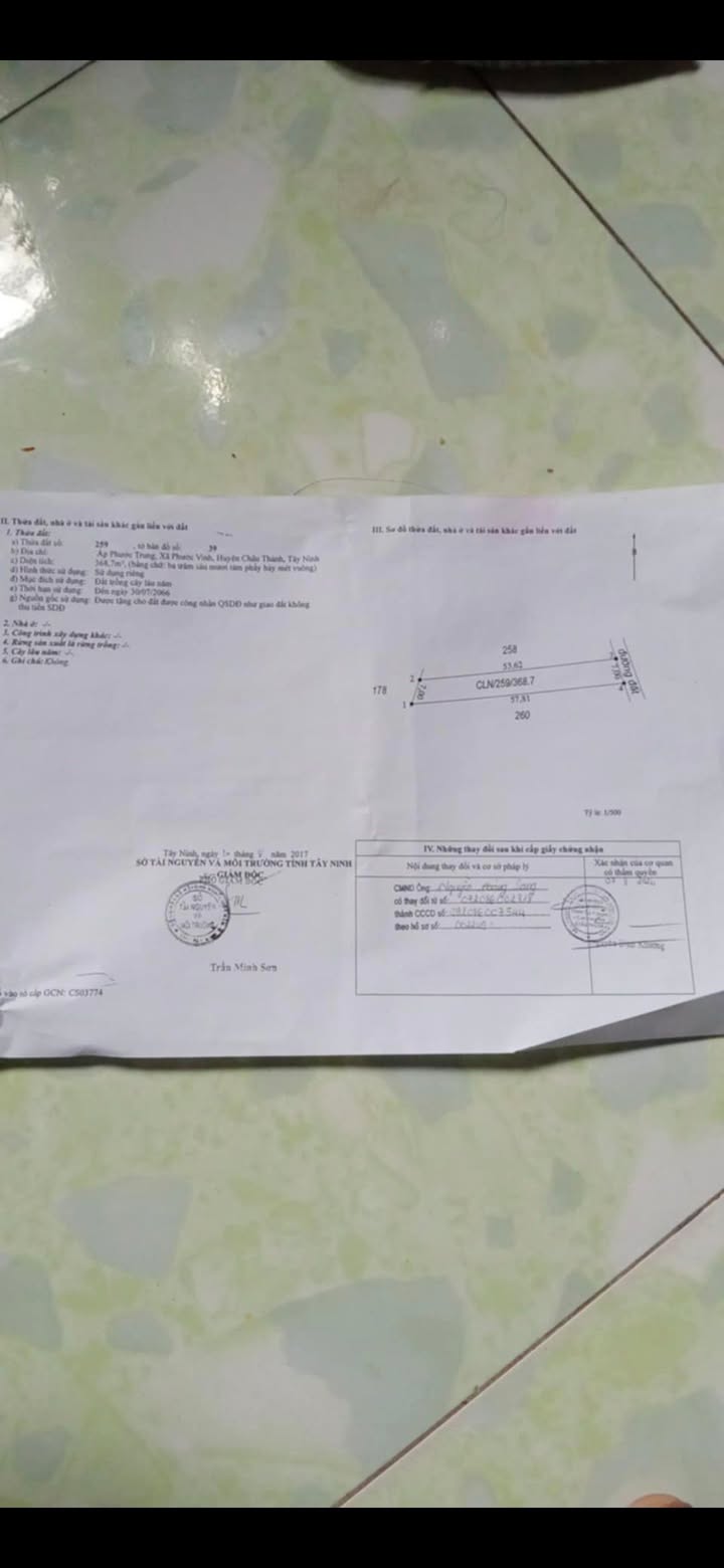 Nhà cấp 3 ấp Phước Trung 399m² giá 260 triệu - Cơ hội đầu tư tuyệt vời!