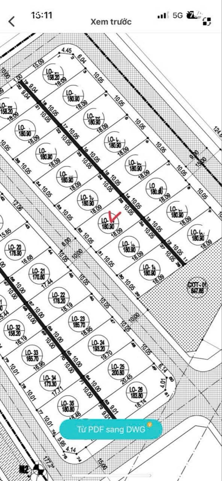 Đất đấu giá Nghi Phong 180.9m² giá 5.4 tỷ - Cơ hội đầu tư tốt!