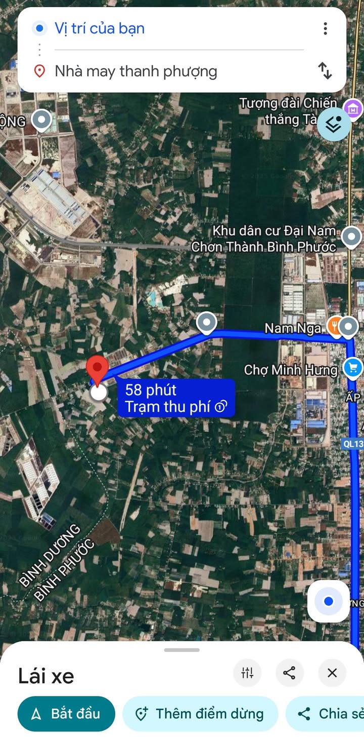 Đất nền 7 sào tại Minh Hưng, Chơn Thành - Đầu tư sinh lời ngay hôm nay!