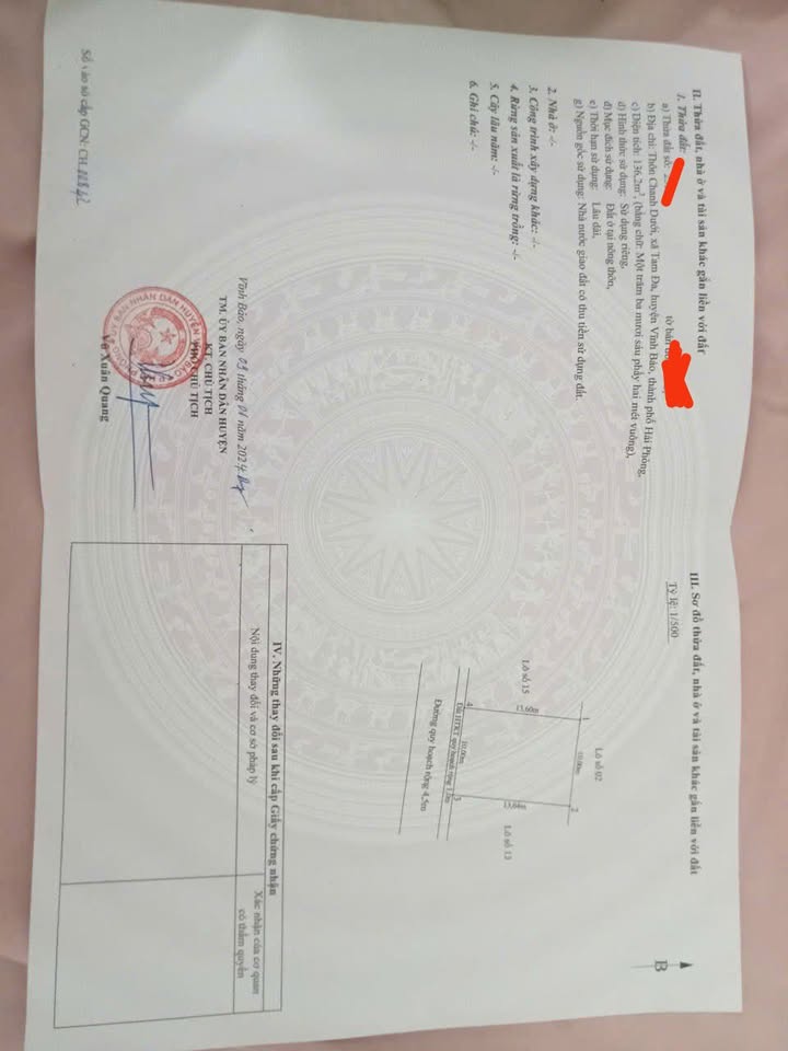 Đất nền Tam Đa Vĩnh Bảo 100m² giá 10 tỷ - Đường ô tô vào tận nơi!