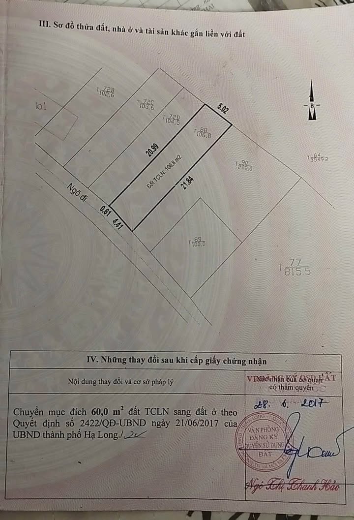 Đất nền Hạ Tu 106,8m² giá chỉ 1,1 tỷ - Cơ hội đầu tư hấp dẫn!