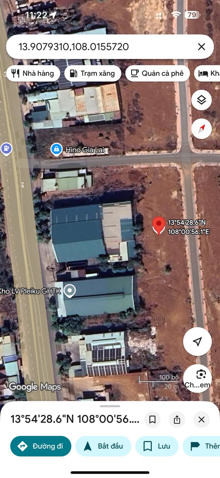 Đất thổ cư 96m² phường Chi Lăng, Pleiku - Giá chỉ 1.2 tỷ, cơ hội đầu tư tuyệt vời!