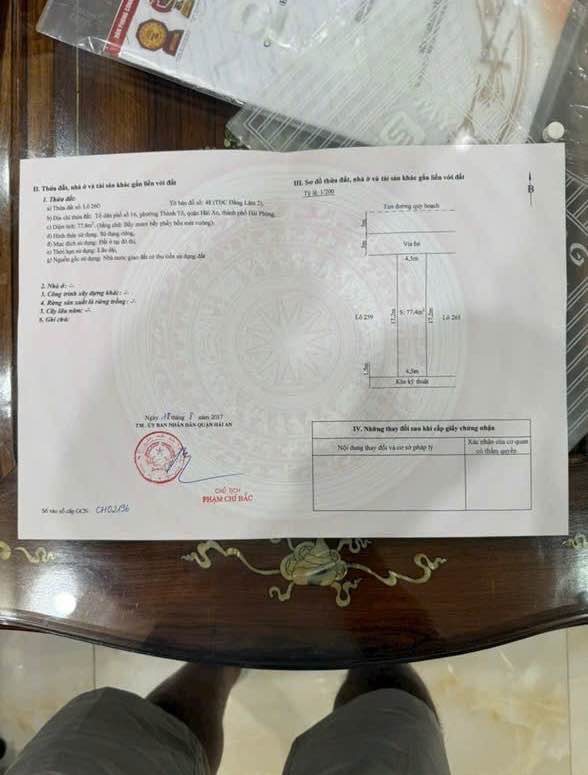 Đất nền Đằng Lâm, Hải An 77m² giá 6.776 tỷ - Lô đất đẹp, hiếm có!