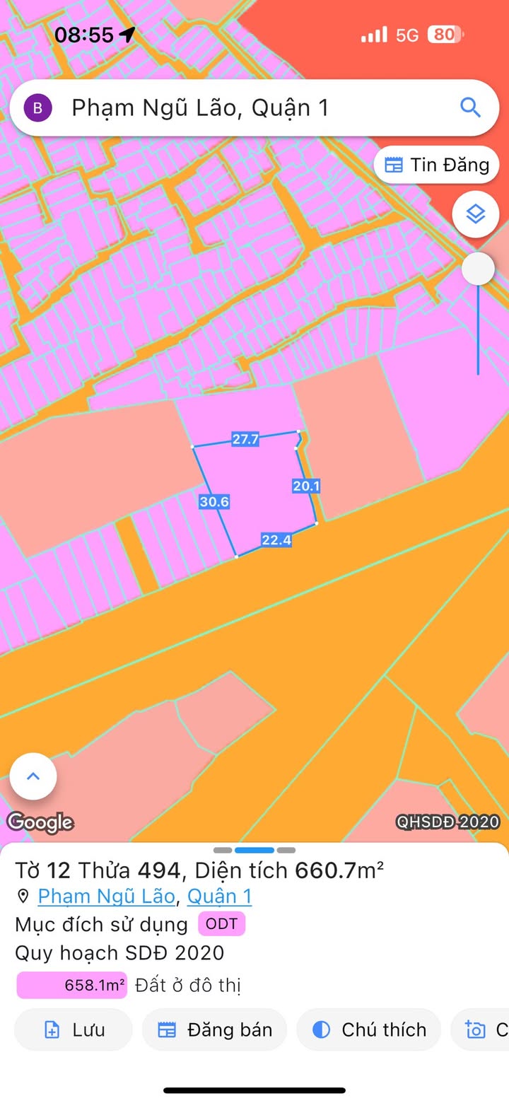 Đất nền 660.7m² đối diện Pullman Q1 - Giá chỉ 900 triệu/m² - Cơ hội đầu tư tốt!