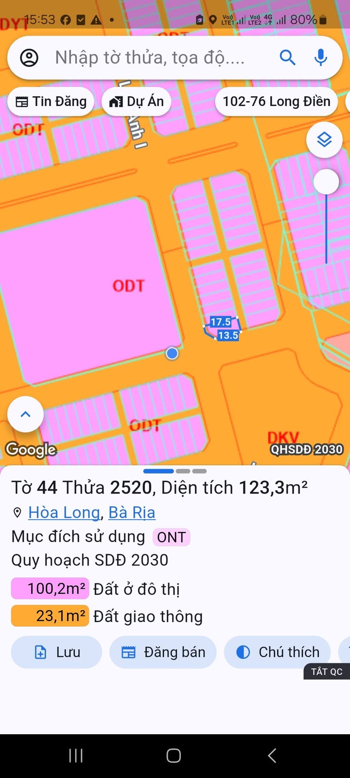 Đất nền Hòa Long, Bà Rịa 131.25m² giá 3.9 tỷ - Lô góc hai mặt tiền tuyệt đẹp!
