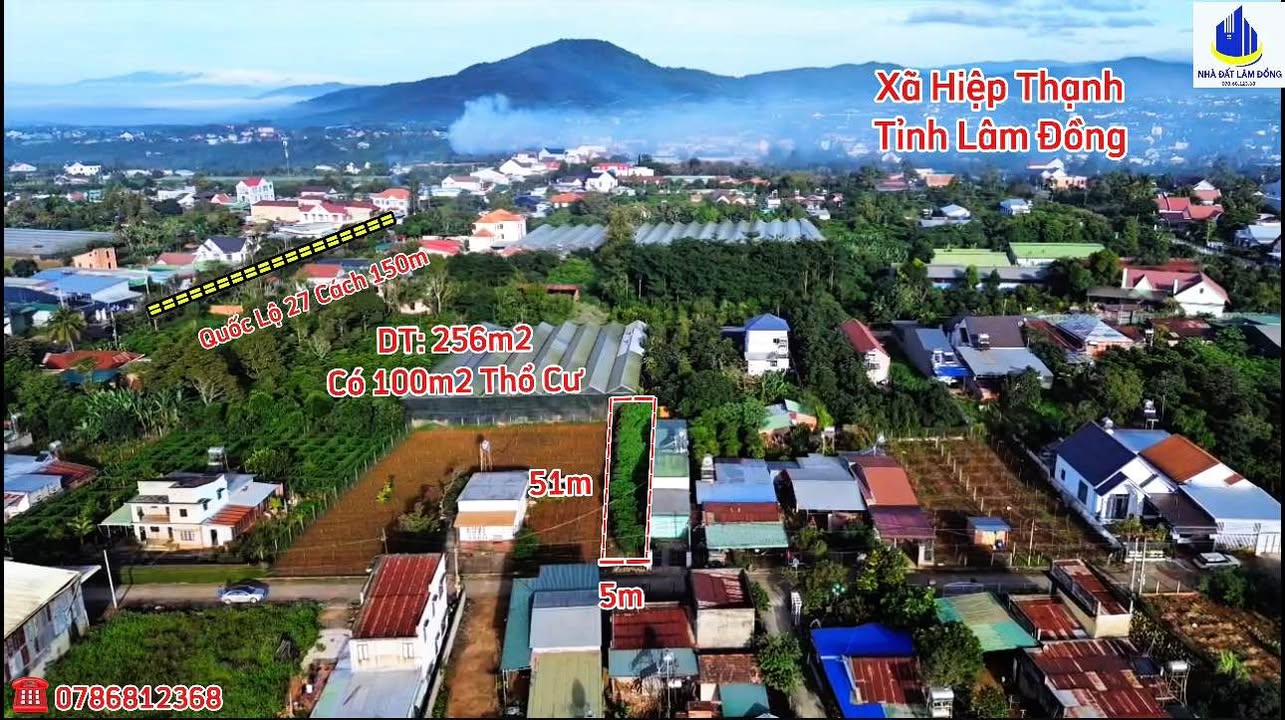 Đất nền Hiệp Thạnh - Đức Trọng 250m² giá 1.75 tỷ - Sổ đỏ chính chủ, tiện ích đầy đủ!