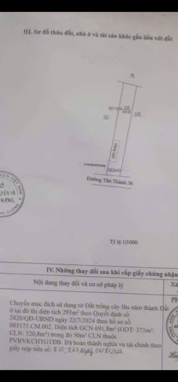 Đất nền Tân Thành, Bắc Tân Uyên 690m² giá 3.5 tỷ - Vị trí cực đẹp, đầu tư sinh lời!