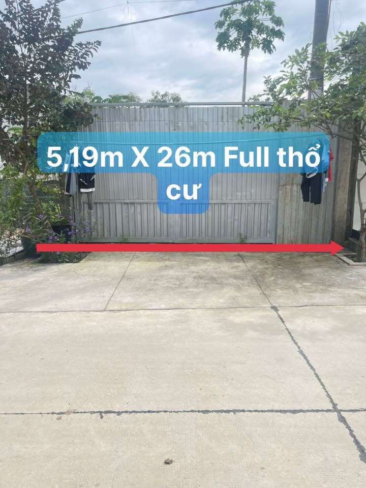 Đất nền Tân An Hội Củ Chi 126m² giá 1.9 tỷ - Sổ hồng riêng chính chủ!