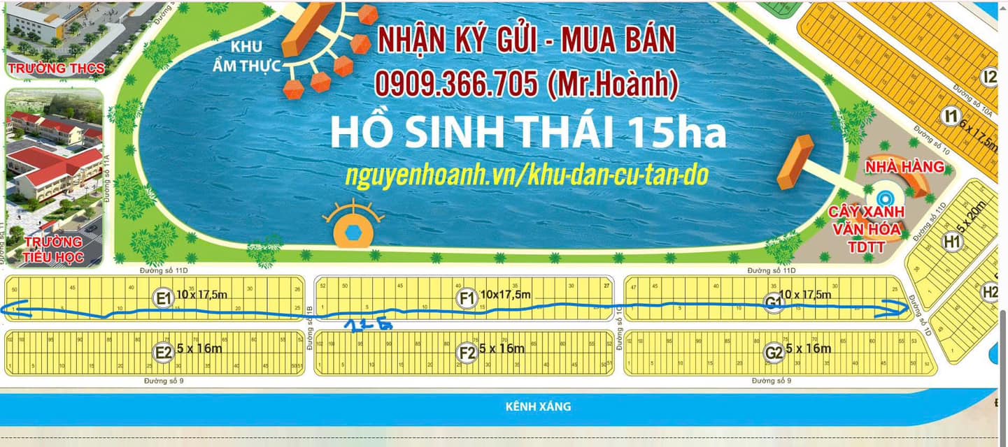 Đất nền biệt thự Tân Đô Long An 175m² giá 3.3 tỷ - Pháp lý rõ ràng, đầu tư sinh lời!