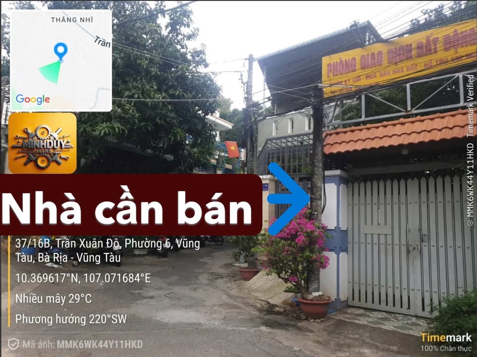 Nhà chính chủ tại Thắng Nhì, Vũng Tàu 4 tỷ - Pháp lý rõ ràng, đầu tư sinh lời!