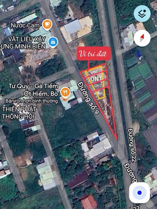 Đất 2 mặt tiền số 9 Tân Thông Hội, Củ Chi, 132m² - Mặt tiền kinh doanh đắc địa!