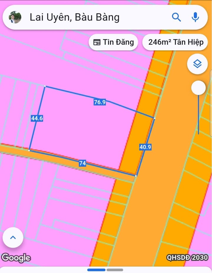 Lô đất góc 2 mặt tiền Quốc lộ 13 Bàu Bàng 3000m² - Vị trí đẹp, tiềm năng phát triển!