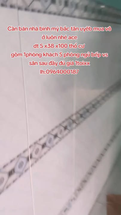 Nhà riêng Bình Mỹ Bắc Tân Uyên 190m² giá 1 tỷ - Sẵn sàng vào ở ngay!
