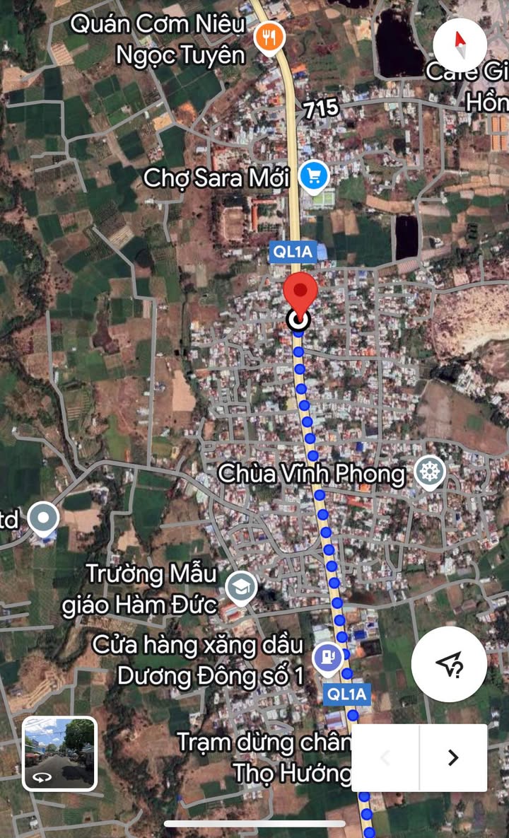 Đất mặt tiền QL1A, Thôn 2 Hàm Đức, 183m² giá 1.8 tỷ - Kinh doanh sầm uất!