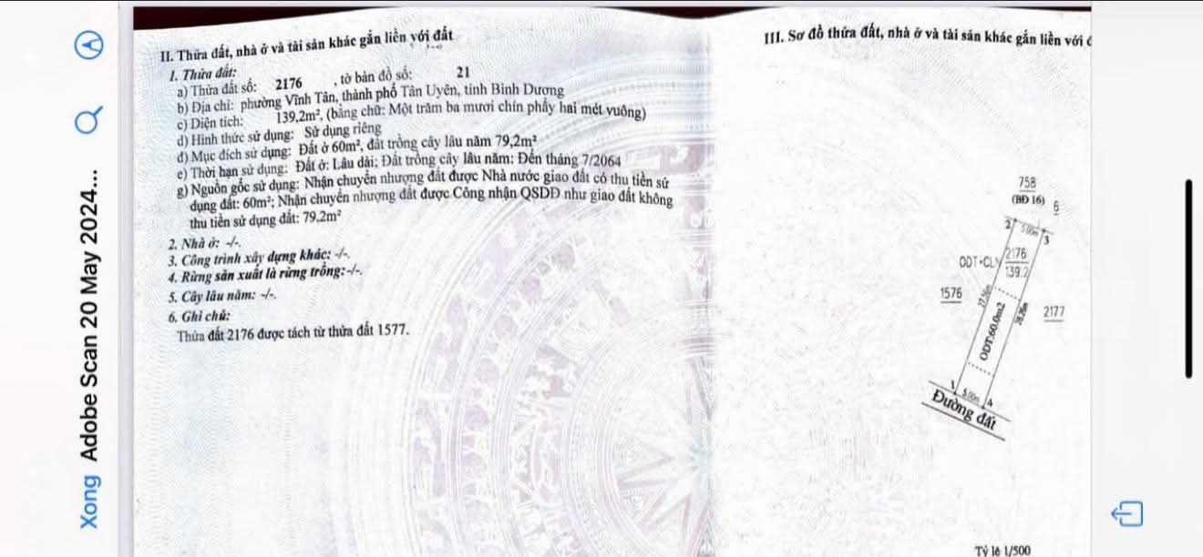 Đất nền Vĩnh Tân 135m² giá 1.5 tỷ - Sổ đỏ chính chủ, đầu tư sinh lời!