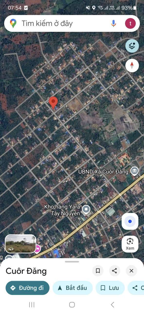 Đất thổ cư hẻm cấp 1 Quốc lộ 14, xã Cuôr Đăng, 225m² - Giá đầu tư hấp dẫn chỉ 955 triệu!