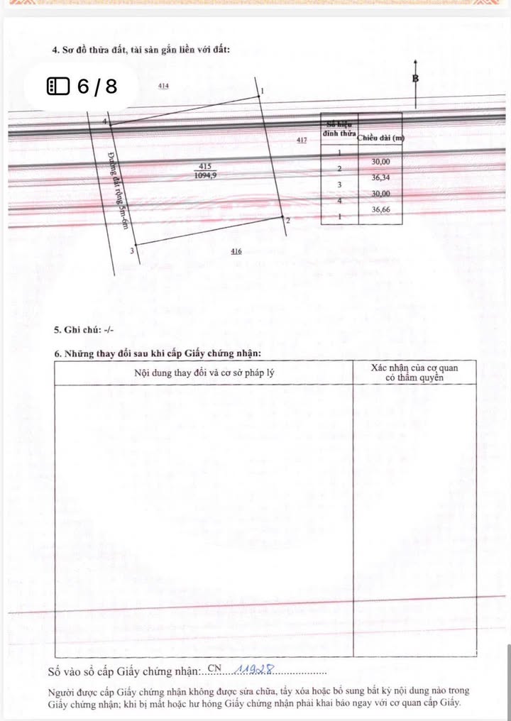 Đất thổ cư Cam Lâm 1095m² giá 3.8 tỷ - Vị trí đẹp, đầu tư sinh lời!