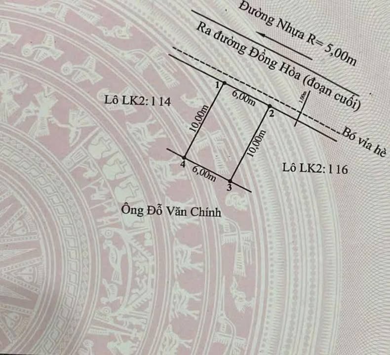 Đất nền Đồng Hòa Kiến An 60m² giá 3.25 tỷ - Vị trí đắc địa gần trường học!