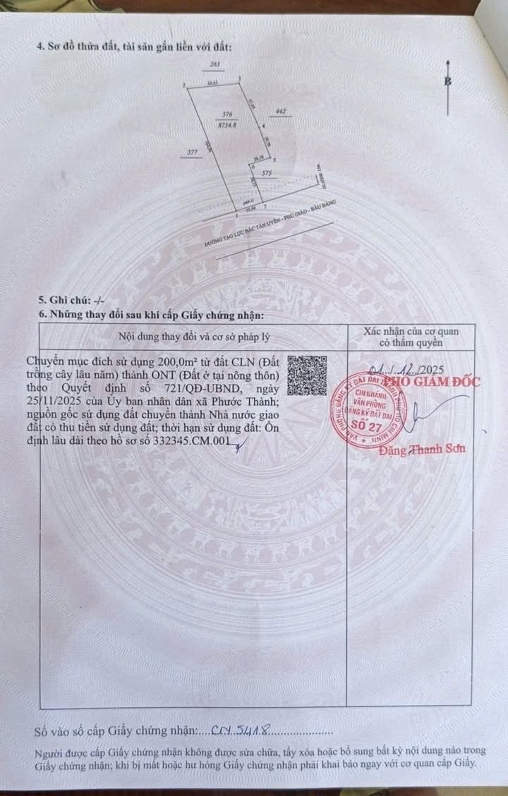 Đất nền Tân Hiệp, Phú Giáo 31.320m² giá 21 tỷ - Vị trí đắc địa gần ngã tư Tạo Lực 512!