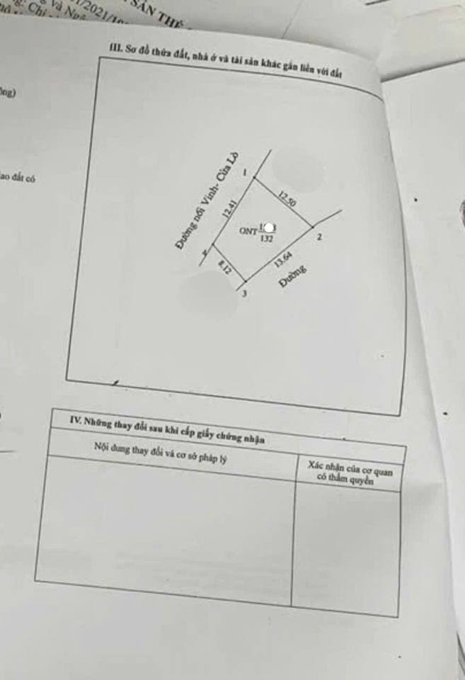 Đất nền Nghi Phong Vinh 132m² giá 9 tỷ - Mặt tiền đường 72m