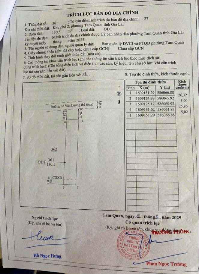 Đất ở Tam Quan, Hoài Nhơn 130m² giá 600 triệu - Cơ hội đầu tư tuyệt vời!