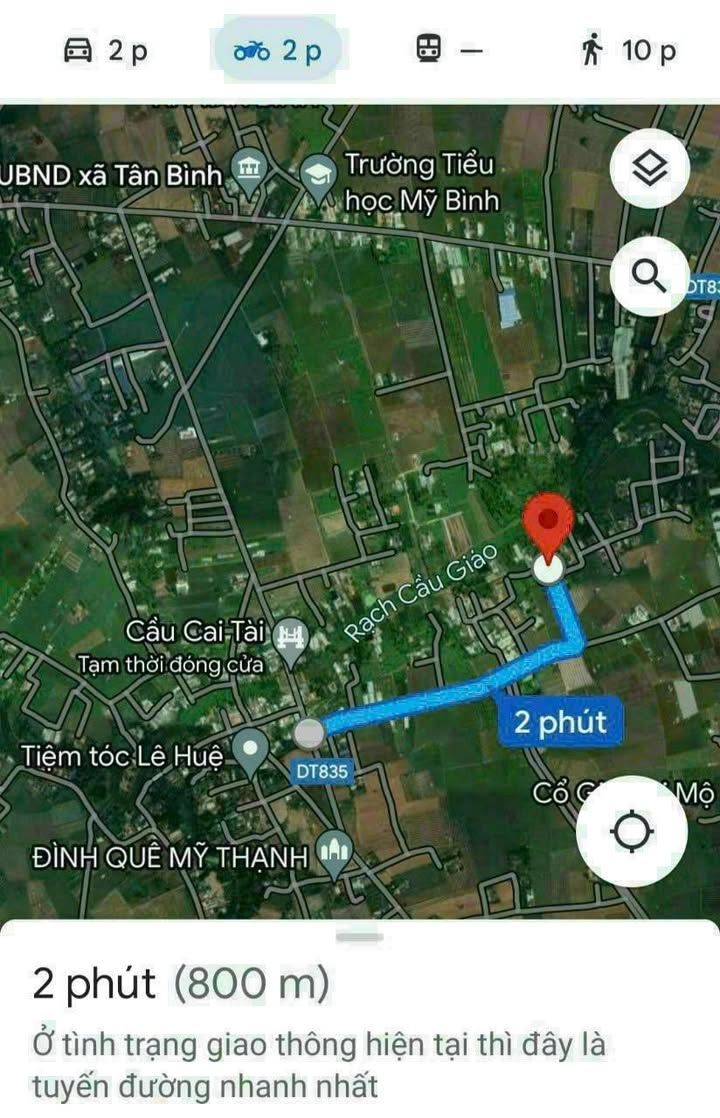 Đất vườn 685m² tại ấp 4 Quê Mỹ Thạnh, Tân Trụ - Giá chỉ 650 triệu!