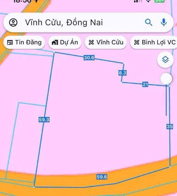 Đất nền 2700m² xã Tân An, Vĩnh Cửu, Đồng Nai - Mặt tiền rộng, giá 5.7 tỷ VND!