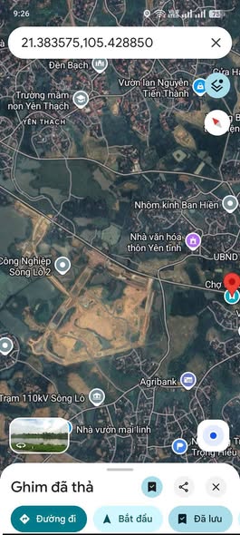 Đất thổ cư khu công nghiệp Sông Lô 2, 300m² giá 9 tỷ - Cơ hội đầu tư hấp dẫn!