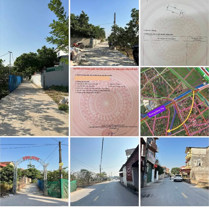 Đất nền Ngọc Bộ, Văn Giang, Hưng Yên 71m² giá thỏa thuận - Đầu tư sinh lời bền vững!