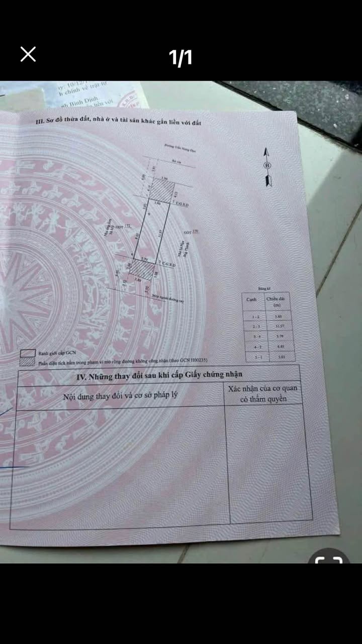 Đất đẹp 2 mặt tiền Trần Hưng Đạo, Quy Nhơn 43m² giá 3.9 tỷ - Cơ hội vàng đầu tư!