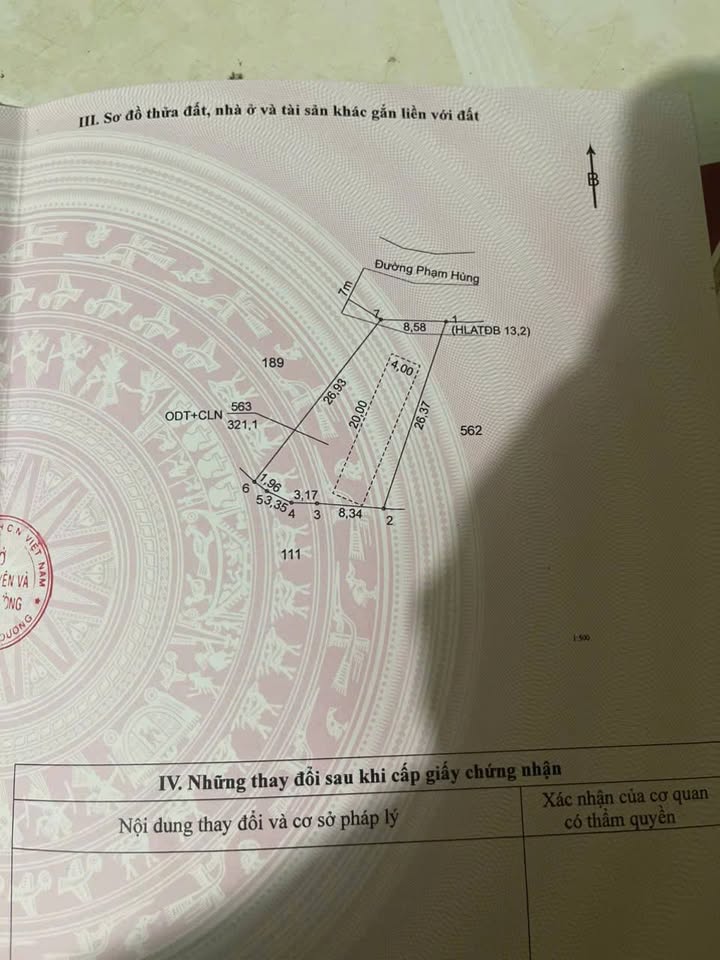 Đất thổ cư Phạm Hùng Dầu Tiếng 221m² giá 1.8 tỷ - Đầu tư sinh lời ngay!