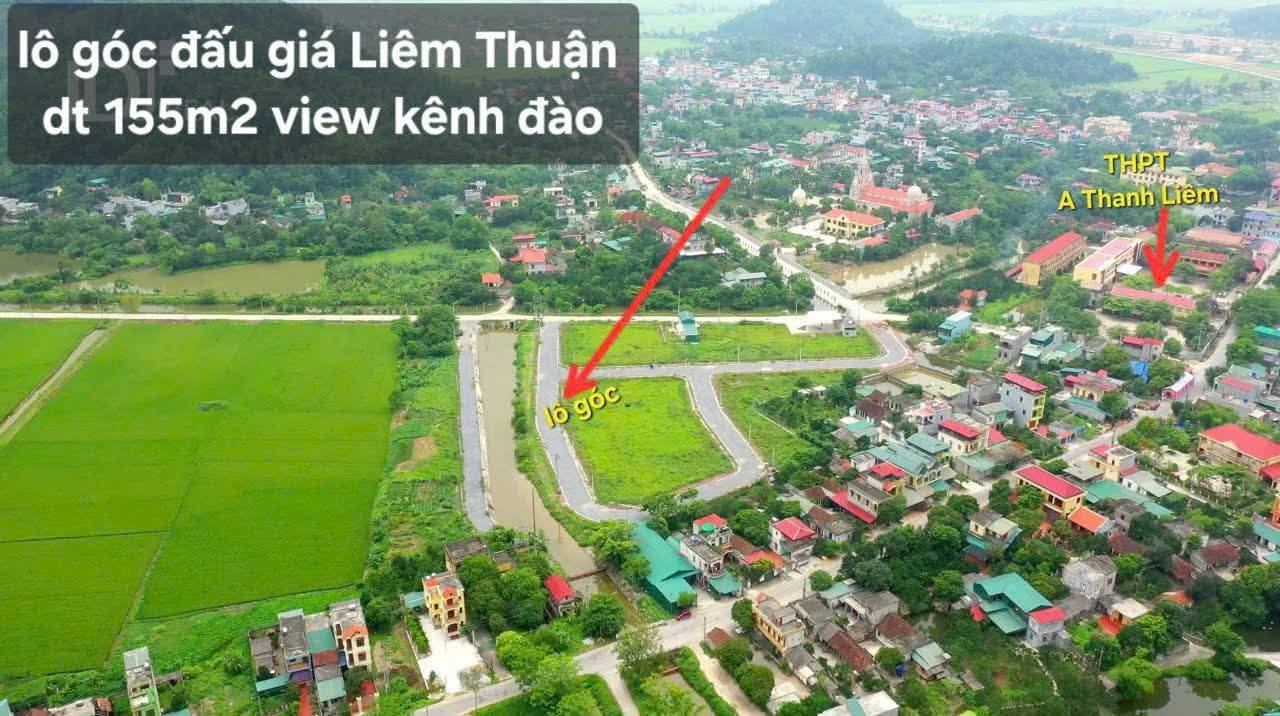 Đất nền lô góc Liêm Thuận, Thanh Liêm 155m² giá cực tốt - Đầu tư sinh lời ngay!
