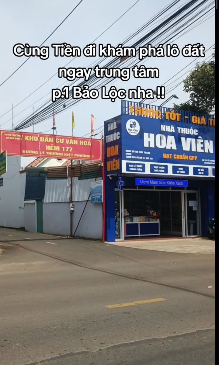 Đất nền 270m² tại hẻm 177 Lý Thường Kiệt, Bảo Lộc - Tiềm năng đầu tư lớn!