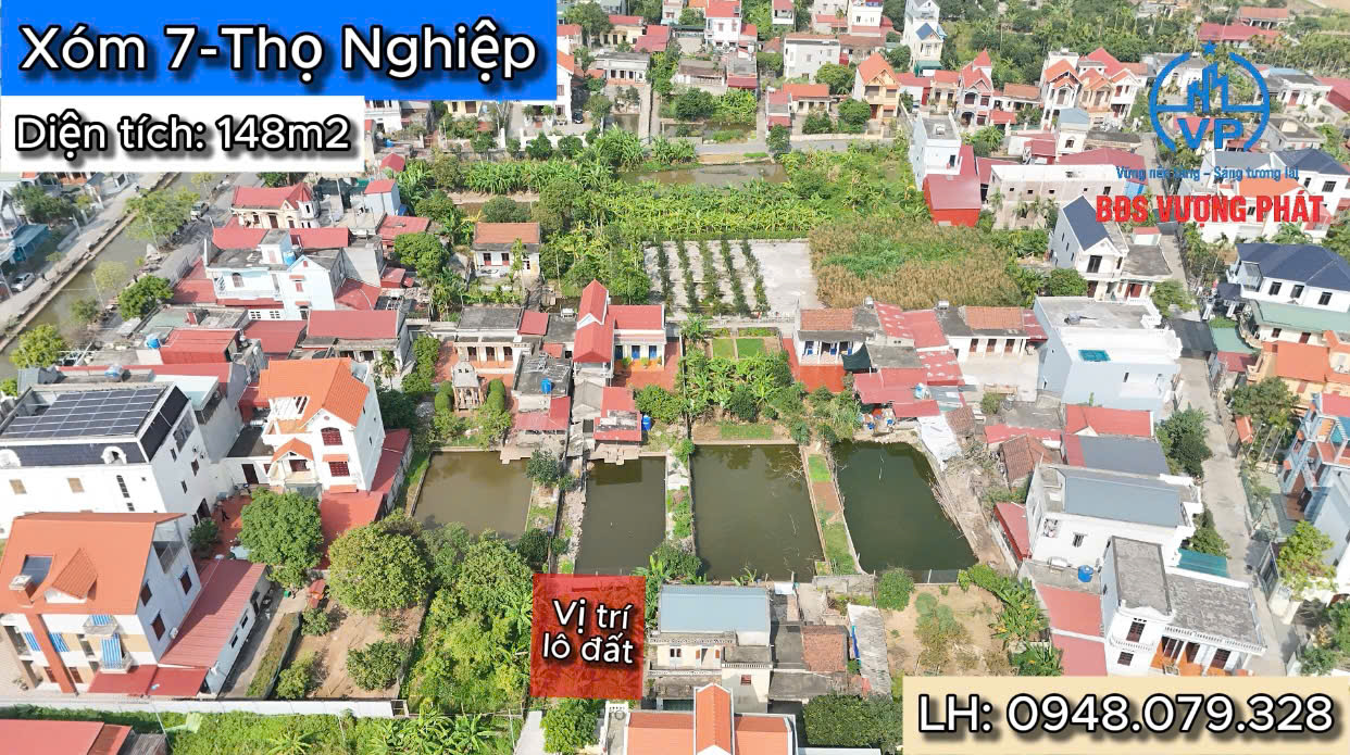 Đất thổ cư 148m² tại xóm 7, Thọ Nghiệp - Giá thỏa thuận hấp dẫn!