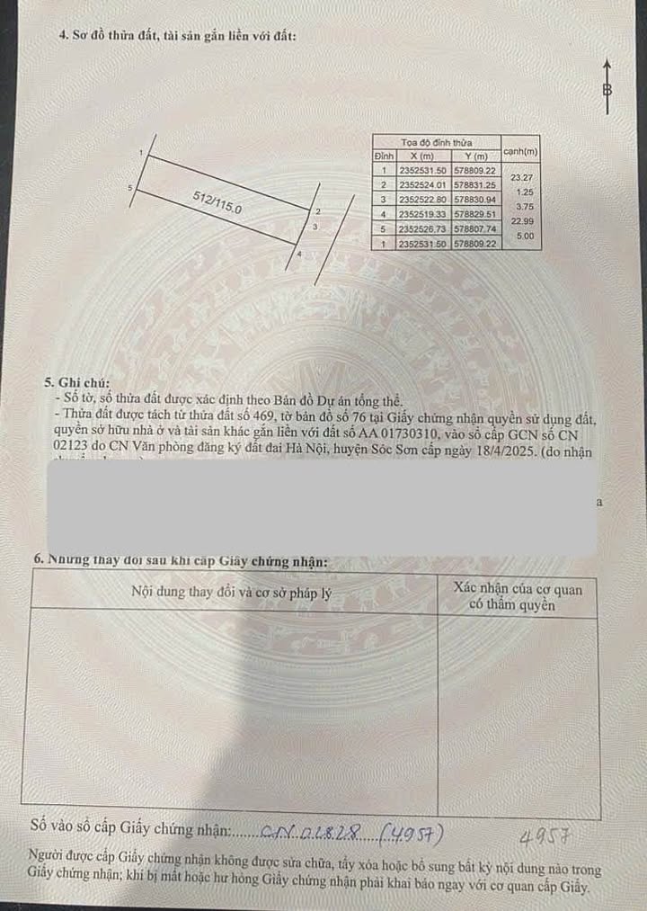 Đất thổ cư Kim Anh, Sóc Sơn 114m² - Vị trí đắc địa gần chợ và sân golf!