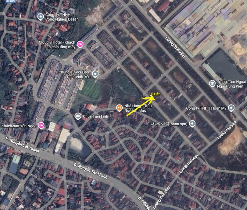 Đất Dịch Vụ Hán Lữ, Khai Quang, Vĩnh Yên 102m² giá 3.8 tỷ - View Vườn Hoa tuyệt đẹp!